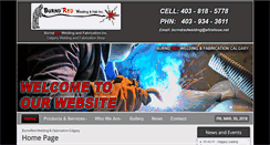 Desktop Screenshot of burndredwelding.com